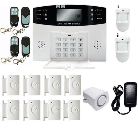 iMeshbean Wireless & Wired GSM Home Security Alarm Burglar Alarm System ...