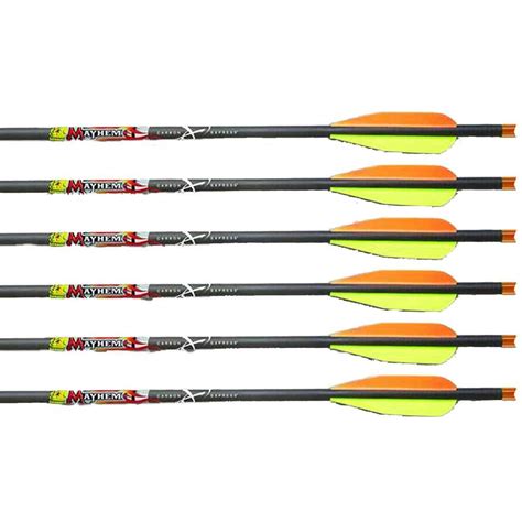 Carbon Express Mayhem 20in Carbon Crossbow Bolt - 6 Pack | Sportsman's ...