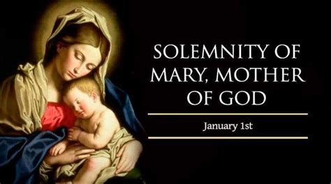 SOLEMNITY OF MARY, MOTHER OF GOD - Viva Pinas