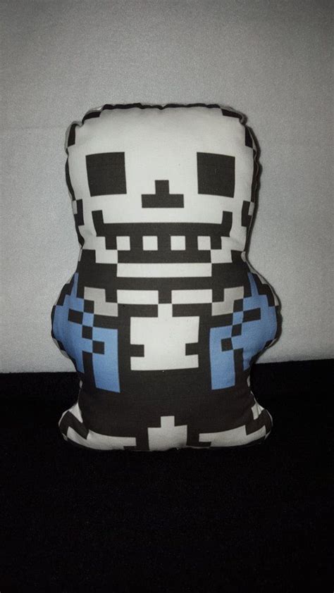 Undertale Sans Plush Pillow, Unofficial, Indie Video Game, Handmade ...