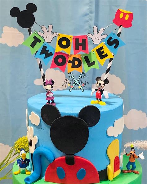 Mickey Mouse Clubhouse Birthday Background