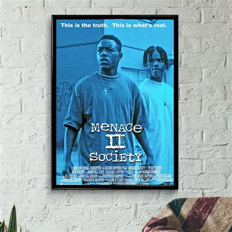 1993 Menace II Society Larenz Tate Movie Film Poster Print | Etsy