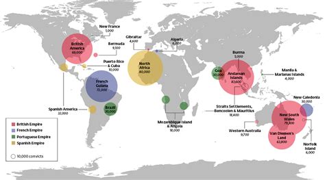 Map: Imperial Europe's Penal Colonies | History Today