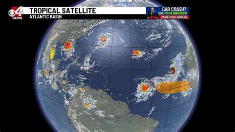 Tropics continue record pace with five storms in the Atlantic Basin ...