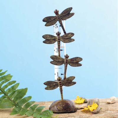 Metal Frog & Cattails Rain Gauge | Momma's Home Store