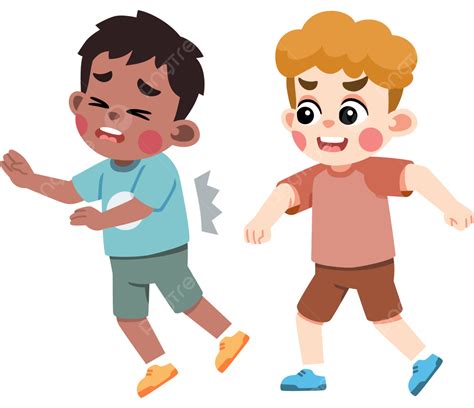 Kid Bullying And Harassing A Boy, Kid, Bullying, Student PNG and Vector ...