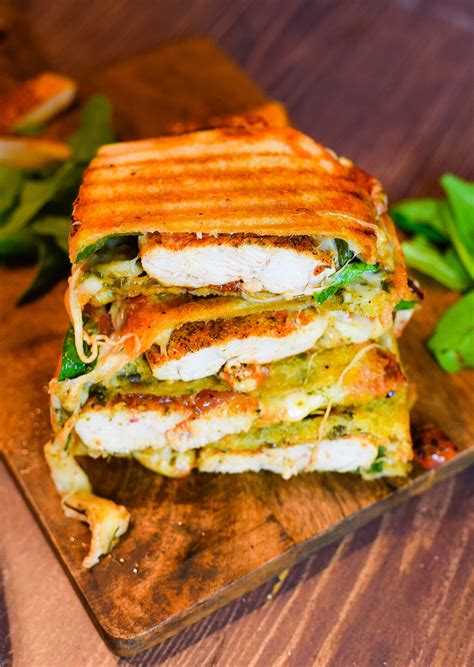 Italian Grilled Chicken Panini Sandwich | Dude That Cookz