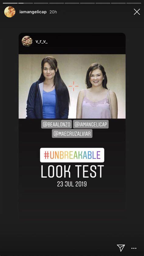 Angelica Panganiban and Bea Alonzo Look Test for Unbreakable