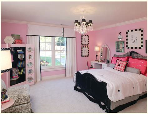 Pink & Black Girls Rooms - Design Dazzle