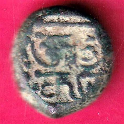 ANCIENT INDIA GADHAYA DYNASTY KING PORTRAIT COIN- @HUB723