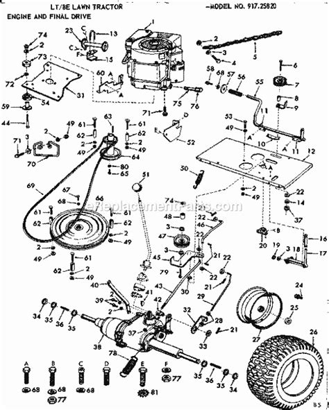 Craftsman Lt1000 Parts Manual