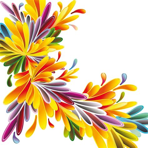 Colorful flowers background (20613) Free EPS Download / 4 Vector