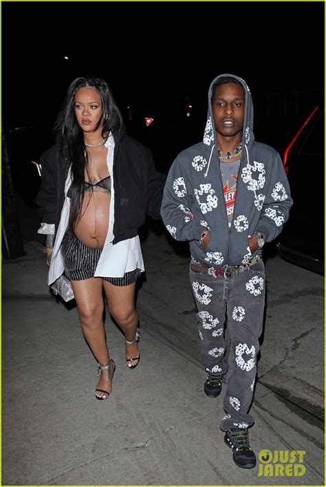 Rihanna & A$AP Rocky Head to a Baby Shower Dinner: Photo 4748368 ...