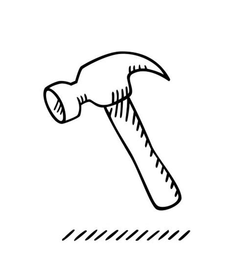 Drawing Of A Claw Hammer Illustrations, Royalty-Free Vector Graphics ...