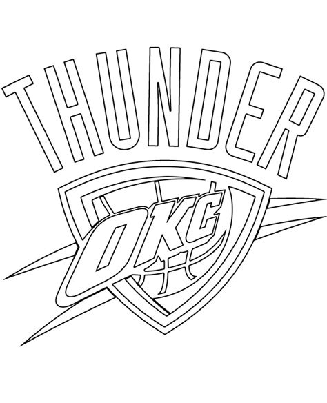 Printable Oklahoma City Thunder logo