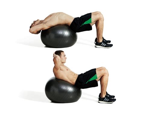 The Best Swiss Ball Abs Workout - Men's Journal