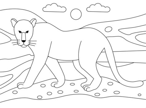 Panther coloring page | Free Printable Coloring Pages