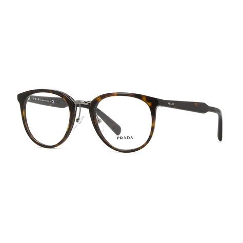 Prada // Men's Round Optical Frame // Havana - Designer Optical Frames ...