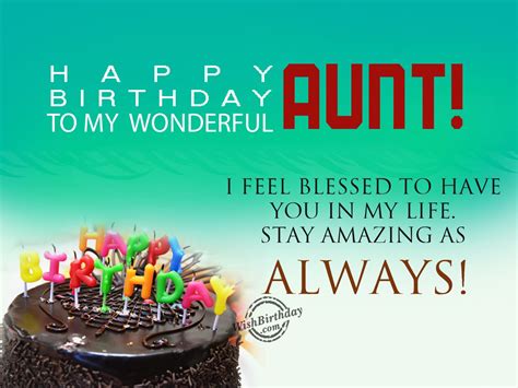 41 Warm Birthday Wishes For Aunt