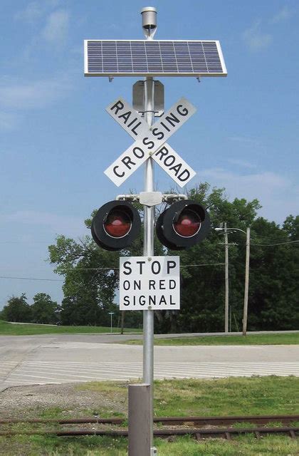 Solar Powered Railroad Crossing Signal | 108469 | Traffic & Parking ...