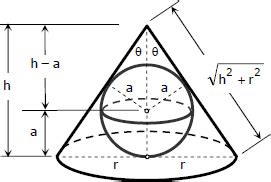 geometry - The lateral surface area of a right circular cone is three ...