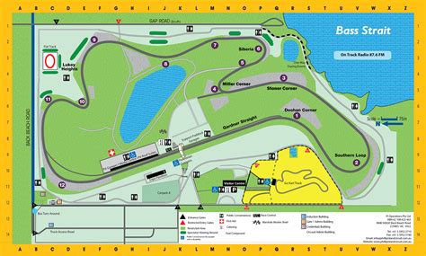 Circuit Map - Phillip Island Circuit