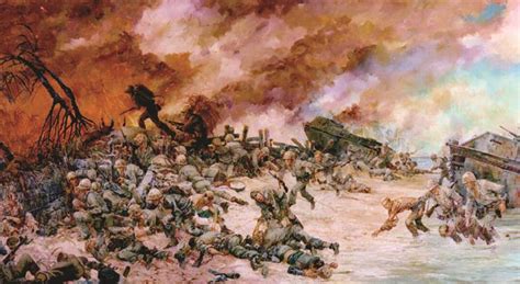 Tarawa, 20 Nov 1943, 1975 - Charles Waterhouse - WikiArt.org