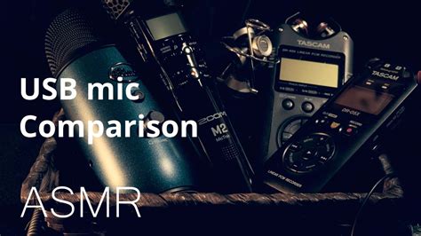 Which mic sounds do you like? | ASMR USB mic comparison - YouTube