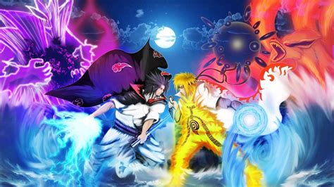 Naruto Uzumaki And Sasuke Uchiha Wallpaper Hd