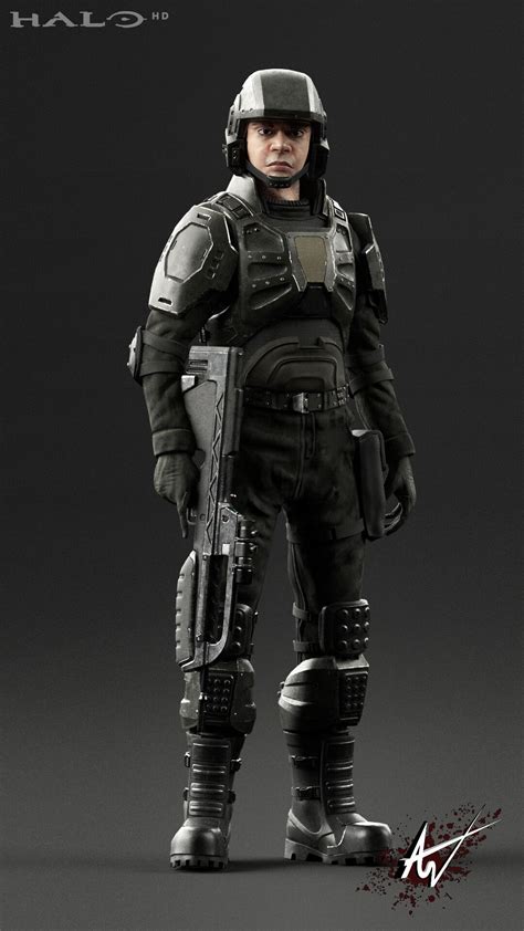 ArtStation - Halo 2 Marine (HD), Abimael Salazar | Halo armor, Halo ...