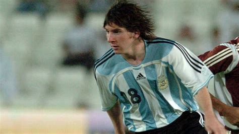 El increíble debut de Messi en la Selección Argentina