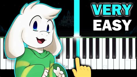 Undertale - His Theme - VERY EASY Piano tutorial Chords - Chordify