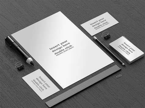 Office Stationery Mockup Template Free PSD – Download PSD