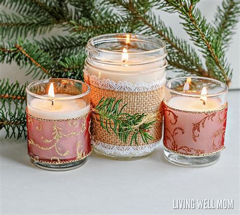 37+ Diy Christmas Candle Holder Centerpieces Images