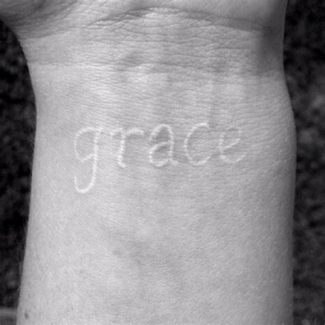 Grace tattoo wrist design ideas 16 - Creative Maxx Ideas | White wrist ...