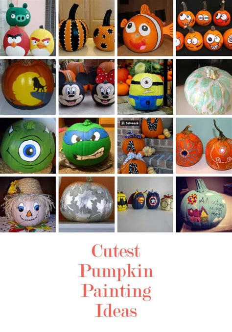 15 Easy Pumpkin Painting Ideas That Look Cute (2020 Edition) – OBSiGeN