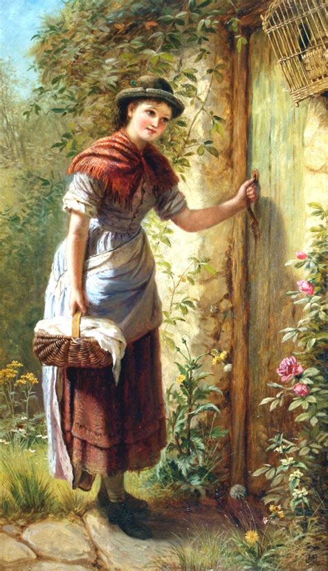 Return from market Painting | Charles Edward Wilson Oil Paintings