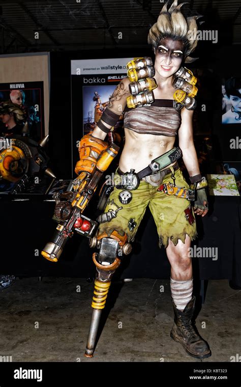 Paris, France, 30th Sep 2017. Cosplay Junkrat attends the 24th édition ...