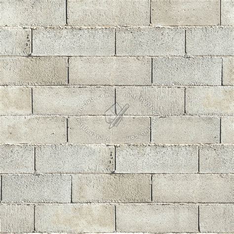 Concrete block wall texture seamless 01704