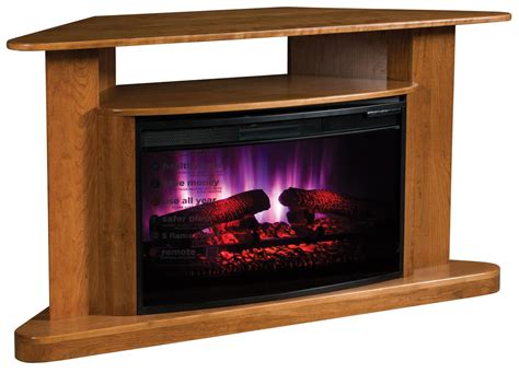 corner electric fireplace tv stand