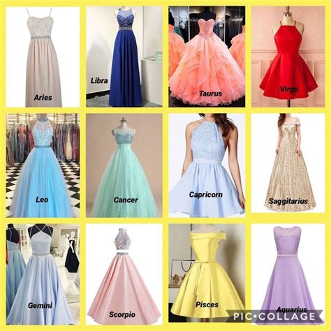 Zodiac prom dresses witch us yours | Zodiac sign fashion, Sign dress ...