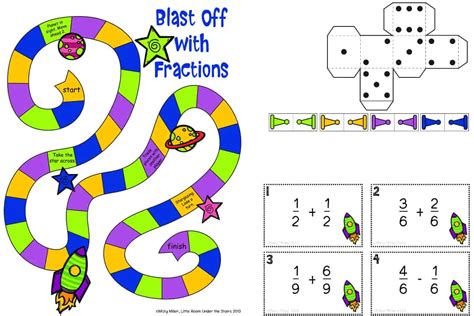 Printable Fraction Games - Printable Word Searches