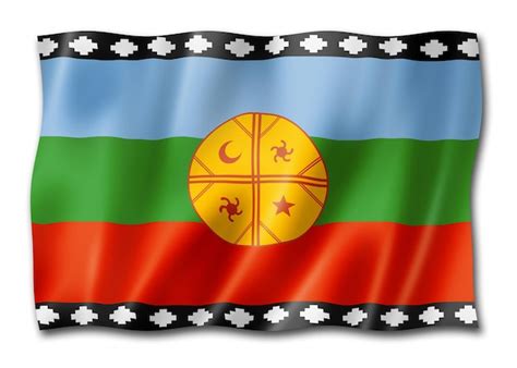 Premium Photo | Mapuche ethnic flag South America