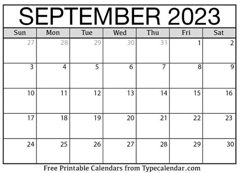 Monthly Calendars (2023) - Free Printable Calendar 2024