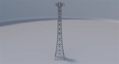 Cellular Tower 3D Model - TurboSquid 1726615