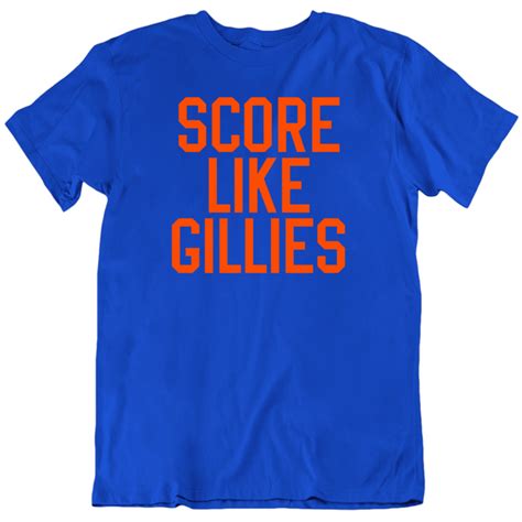 Clark Gillies Score Like Gillies New York Hockey Fan T Shirt ...