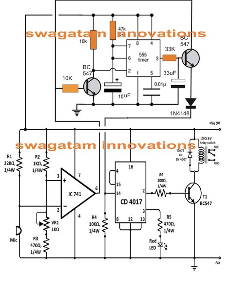 Clap Clap Switch Circuit - Double Clap Switch Circuit | Circuit Diagram ...