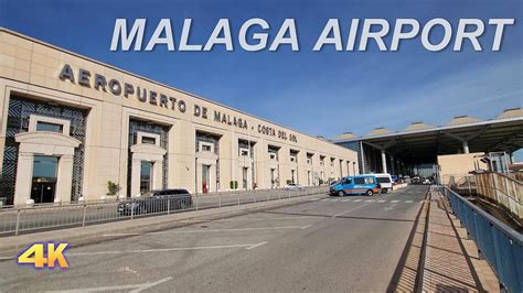 MALAGA AIRPORT - COSTA DEL SOL AIRPORT , MALAGA , SPAIN 4K - YouTube