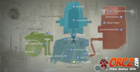 Destiny: Tower Map - Orcz.com, The Video Games Wiki