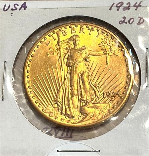 Lot 105 20 Dollar Gold Coin-1924 PICK UP IN NEW HYDE PARK on Thursday 9 ...